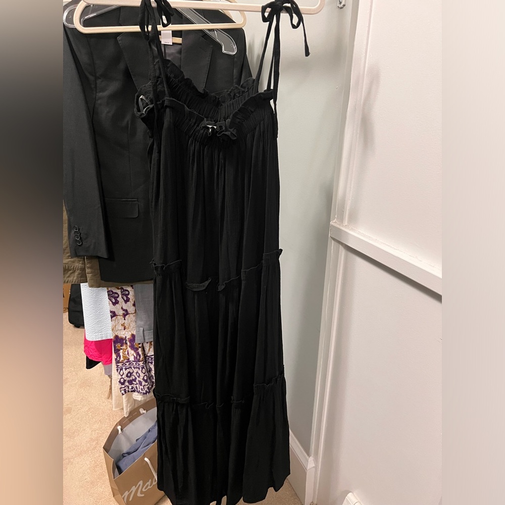 Light weight black flowy dress